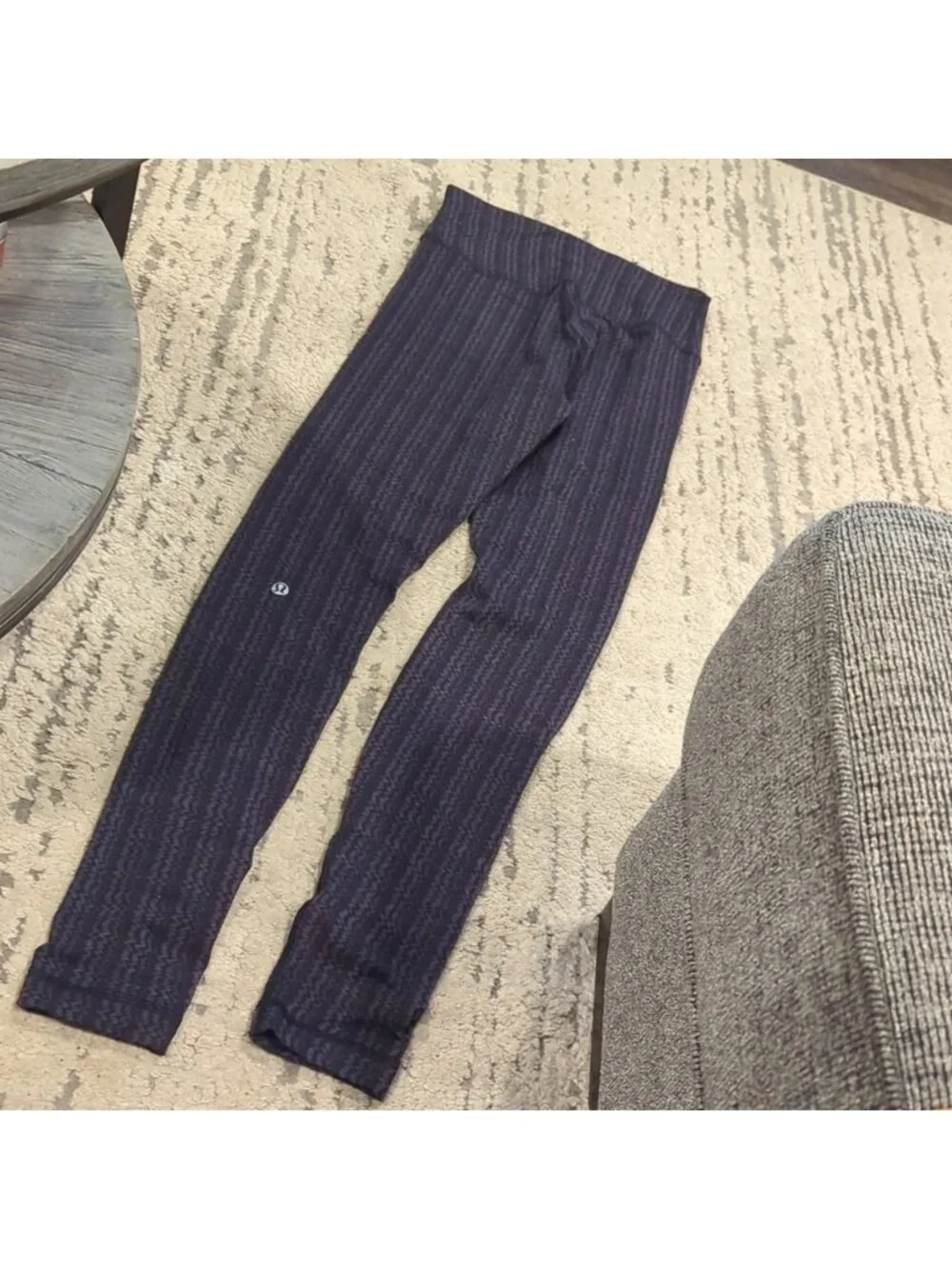 Lululemon Wunder Under Pant *High/Low Ziggy Wee September Black / Black